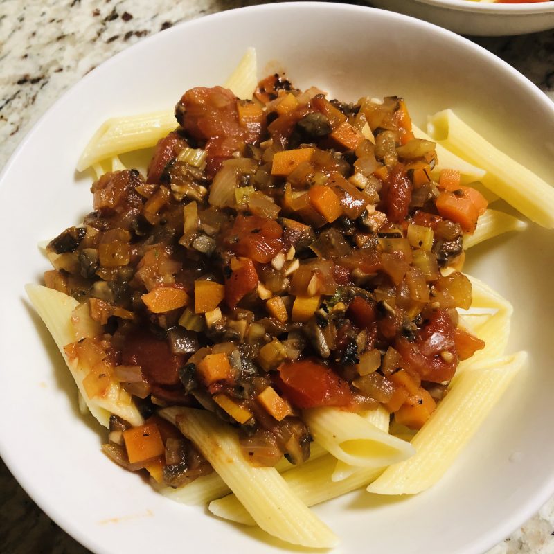 Mushroom Bolognese Chef Kim